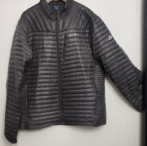 Eddie Bauer Men's Charcoal Storm Down 800 Jacket XLT